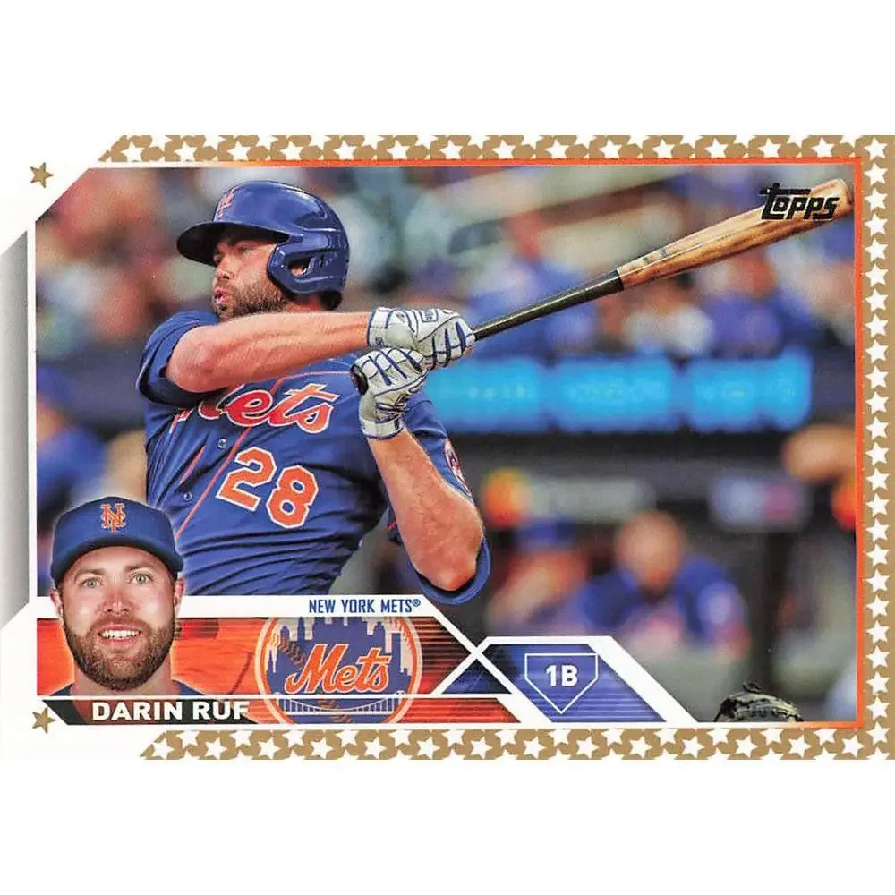 2023 Topps Gold Star Darin Ruf #70 New York Mets